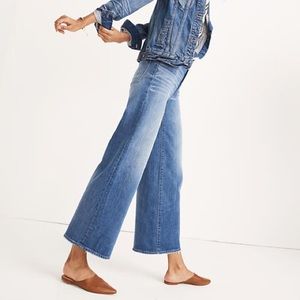 Madewell Wide Leg Crop Jeans